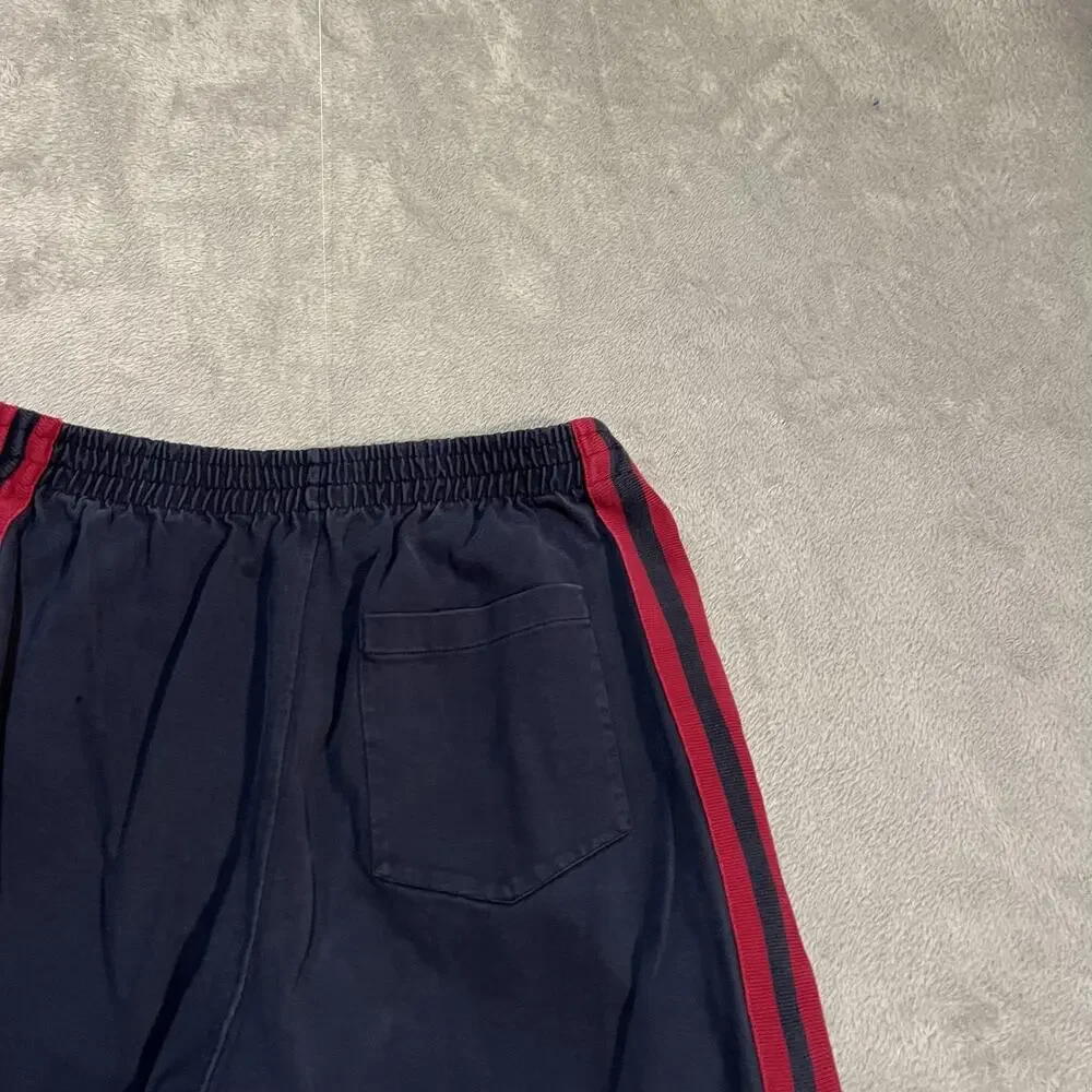 Vintage Polo Jeans Co Track Pants Mens Medium Navy Snap Stripe 90s